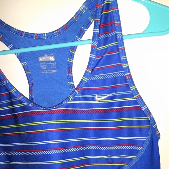 Nike Tops - Nike Stripe Workout Tank Top- sz M